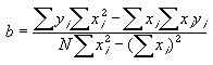 Formule b=...